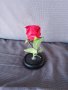 Изкуствена роза с дървена основа LED осветление. 3 ААА, снимка 8