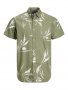 JACK & JONES Риза JORCRAYON AOP SHIRT SS LN, снимка 3