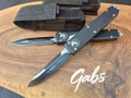 Автоматичен нож MICROTECH Ultratech,два модела,тъмно острие, снимка 4