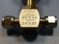 кран прецизен неръждаем HOKE 2112G4Y serewed bonnet needle valve 1/4, снимка 5