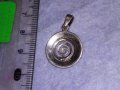КРАСИВО АЖУРНО СРЕБЪРНО АРТ МЕДАЛЬОНЧЕ СРЕБРО 925 ПЕНДАНТ ВИСУЛКА 38426, снимка 8