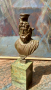 Бронзова скулптура с мраморен постамент на Зевс, снимка 3