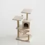Котешки център за игра и почивка с драскалка и къщичка, 125 см, снимка 2