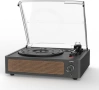 Грамофон с вградени тонколони, ретро дизайн, снимка 1