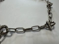 Сребърно колие с висулка 23.86гр 54см, снимка 4