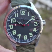 Seiko mod Pilot NH35 40mm 2бр. каишки, снимка 14 - Мъжки - 43852994