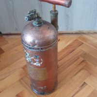Стар френски меден пожарогасител, снимка 6 - Антикварни и старинни предмети - 44179138