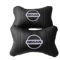 възглавнички за автомобил Нисан NISSAN бродирани Кожа 2 броя, снимка 2 - Аксесоари и консумативи - 36265802
