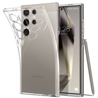  Калъф Spigen - Liquid Crystal - Samsung Galaxy S24 Ultra - Clear, снимка 4 - Калъфи, кейсове - 44196780