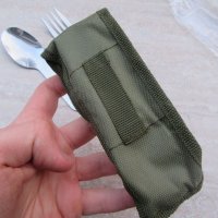 Туристически комплект хранене на Испанската армия нож вилица лъжица военен , снимка 4 - Други инструменти - 38850746