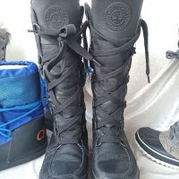 КАТО НОВИ ботуши,боти SNOW BOOTS TIMBERLAND® оригинал​,37 - 38,100% ВИСОКОКАЧЕСТВЕНА ЕСТЕСТВЕНА КОЖА, снимка 12 - Дамски ботуши - 39645937