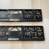 Оригинални подложки за номера BRABUS, снимка 3 - Аксесоари и консумативи - 41828988