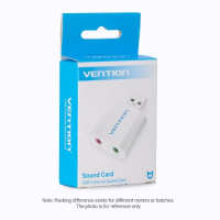 Звукова карта на USB Vention VAB-S13 USB Sound Card External, снимка 4 - Други - 36501109