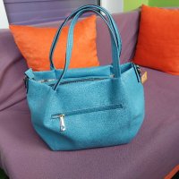 Дамски нова синя чанта с етикет , снимка 3 - Чанти - 40716692