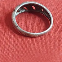 Сребърен пръстен, снимка 4 - Пръстени - 42516024