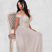 Сватбена / булчинска рокля в цвят Айвъри, снимка 10 - Сватбени рокли - 44823518