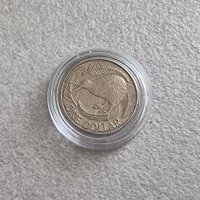 Монета. Нова Зеландия. 1 долар. 1990 г. Киви., снимка 5 - Нумизматика и бонистика - 41588216