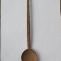 5 Стара дървена лъжица, снимка 1 - Антикварни и старинни предмети - 34848418