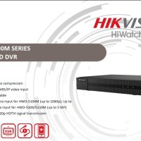 Хибриден Видеорекордер HIKVISION HiWatch HWD-5108М(S) 8+2 Канален DVR CVI AHD TVI CVBS 10 IP Камери, снимка 1 - Комплекти за видеонаблюдение - 39414314