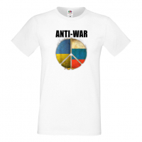 Мъжка тениска ANTI WAR,спрете войната, подкрепям Укркайна, снимка 10 - Тениски - 36115193