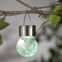 3826 Градинска соларна лампа Light bulb green, снимка 3 - Градински мебели, декорация  - 41400103