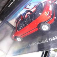 Volkswagen Golf 3 Cabriolet 1993. 1.43 Scale.Ixo/Deagostini Top  top  top  model.!, снимка 15 - Колекции - 41375433