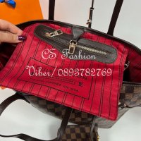 Кафява чанта Louis Vuitton Neverfull- VL1 , снимка 5 - Чанти - 37757083