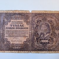 1000 марки 1919 година Полша г30, снимка 1 - Нумизматика и бонистика - 42560772