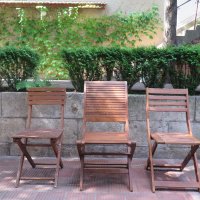 Classic Teak Folding Chairs,сгъваем стол, тиково дърво,градинска мебел, снимка 2 - Столове - 41352169