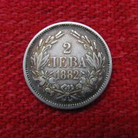 Монета 2 лева 1882, снимка 1 - Нумизматика и бонистика - 34791712