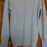 Сив тънък пуловер, снимка 5 - Блузи с дълъг ръкав и пуловери - 42015875