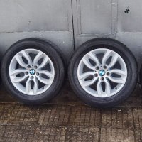 4бр. Оригинални алуминиеви джанти 17 цола за BMW X1 X3 X4 със гуми 225/60/17 , снимка 2 - Гуми и джанти - 39336257