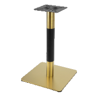 Кръгла /квадратна основа,крак,стойка за маса в златен цвят на склад, снимка 1 - Маси - 44672399