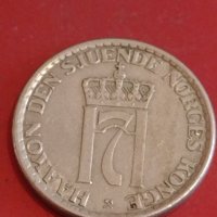 Стара монета 1 крона 1956г. Норвегия рядка за КОЛЕКЦИОНЕРИ 32082, снимка 4 - Нумизматика и бонистика - 44351162