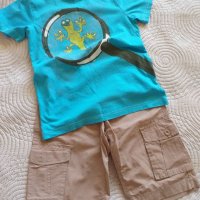 Лот тениски и къс панталон H&M  122 / 128 , снимка 3 - Детски тениски и потници - 40457868