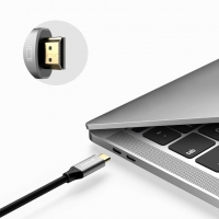 Inateck USB C to DisplayPort Cable 4K 60Hz, позлатени конектори, 2 метра, снимка 3 - Кабели и адаптери - 36040029