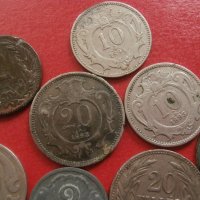 Лот стари монети Австрия и Унгария 1893,1894,1895,1901,1907, 1908 и др. , снимка 3 - Нумизматика и бонистика - 42077460