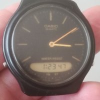 Ретро CASIO 745 aq-39. Vintage watch. Часовник CASIO. Dual time. Ana-digi , снимка 2 - Мъжки - 40898762