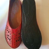 Дамски обувки естествена кожа нови, снимка 4 - Дамски ежедневни обувки - 42095410