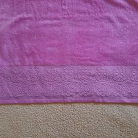 Розова кърпа, снимка 4 - Хавлиени кърпи - 41168228