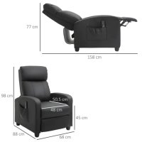 Масажно кресло Homcom внос от Германия счупен крак преоценен продукт, снимка 2 - Дивани и мека мебел - 41971600