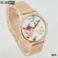 Timex Boutique TW2U19000 Floral Rose Gold, снимка 2 - Дамски - 39042213