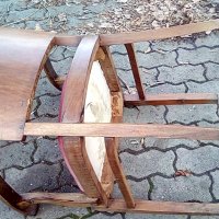 Страхотен дървен стол , снимка 2 - Антикварни и старинни предмети - 38900615