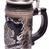Сувенирна чаша с метално капаче и ГЕРБ на Р. България (модел 3), снимка 2 - Подаръци за мъже - 39649153