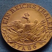 Монета РЕПЛИКА 1 райх талер рядка за КОЛЕКЦИОНЕРИ 25076, снимка 5 - Нумизматика и бонистика - 42727247