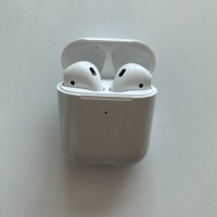 Apple AirPods 1st Generation + ПОДАРЪК безжично зарядно устройство  , снимка 7 - Bluetooth слушалки - 41548107