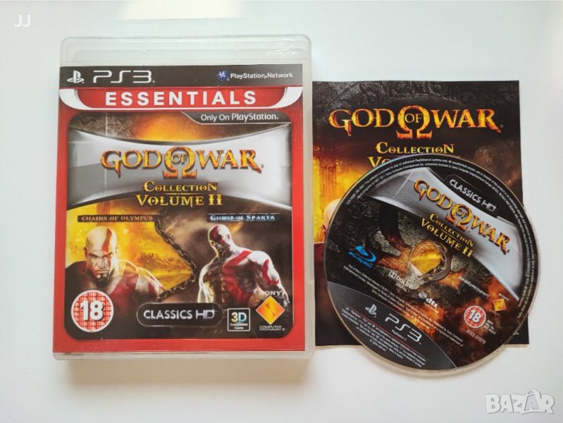 God of War Classics HD Collection Volume II Chains of Olympus and Ghost of игра за PS3 Playstation 3, снимка 1