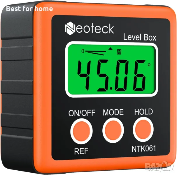 Цифров LCD транспортир ,ъгломер, водоустойчив Neoteck , снимка 1