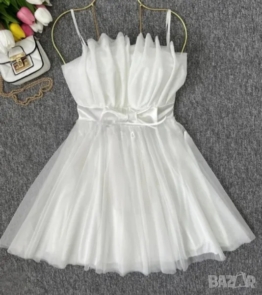 рокля с тюл , снимка 1