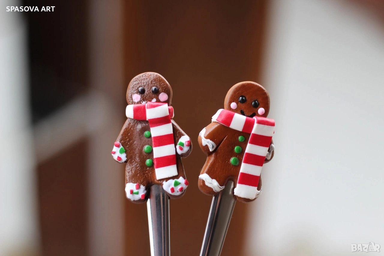 Лъжички "Джинджифилови човечета", снимка 1